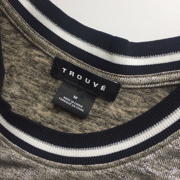 Trouvé Ladies Metallic Razor Back Tank Top - Picture 2 of 5